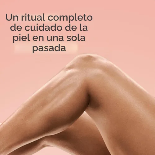Vista 4 de Schick INTUITION Advanced - Maquinilla de afeitar hidratante para mujer con manteca de karité, 1 mango con 2 recambios