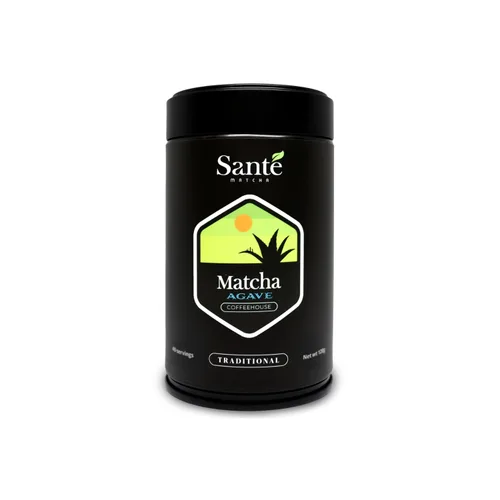Vista 10 de Santé Matcha: Sweet Matcha – Matcha japonés de grado ceremonial + polvo de agave orgánico – de la región de la prefectura de Aichi y primera cosecha