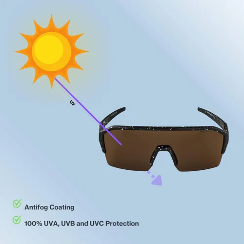 Vista 7 de ALPINA Gafas de ciclismo que mejoran el contraste y a prueba de roturas para hombres y mujeres, 100% protección UV, RAM HR Q-LITE