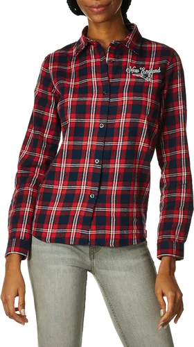 Vista 6 de FOCO NFL Womens 2016 Wordmark Basic Flannel Shirt