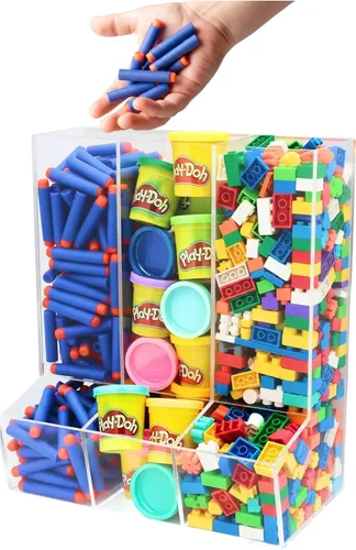 Vista 9 de SimplyImagine Organizador de Juguetes Colgante de Acrílico con Compartimento Único para Organización y Almacenamiento en el Hogar - Organizador