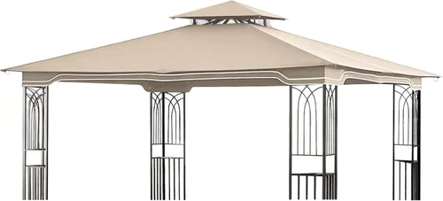 Vista 15 de SCOCANOPY Toldo de Repuesto para Cenador para Cenador de Patio Regency II de 10 x 12 pies, Modelo L-GZ798PST,A101004104,A101004105,(Verde Bosque)