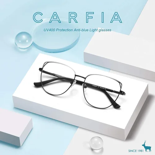 Vista 5 de CARFIA Cateye Womens Blue Light Blocking Glasses CA6205