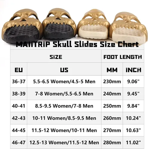Vista 2 de Sandalias de calavera para hombres y mujeres, sandalias deportivas antideslizantes con nubes, sandalias de punta abierta, cómodas, para playa