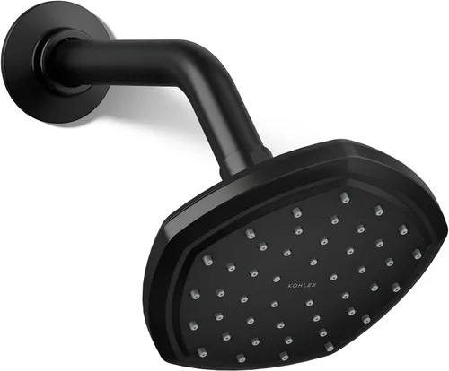 Vista 18 de Kohler 27051-SN Occasion® Cabezal de lluvia de una sola función de 8", 2.5 gpm, níquel pulido Níquel pulido vibrante