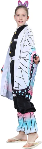 Vista 3 de SAMDIGO Disfraz de Shinou de la cazadora de anime, kimono, cosplay, Halloween, Navidad