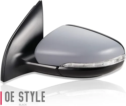 Vista 4 de DNA Motoring OEM-MR-VW1320141 Espejo retrovisor con memoria calefactada con ajuste alimentado por el lado izquierdo y luz de charco compatible