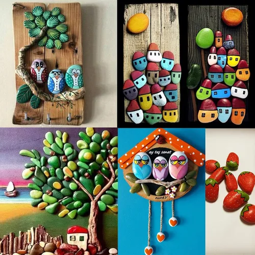 Vista 5 de Rocas para pintura, 200 piedras pequeñas de río, piedras lisas seleccionadas a mano para petroglifos artesanales, actividades de pintura, decoración