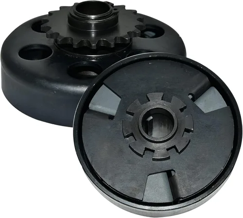 Vista 4 de Go Kart - Embrague centrífugo de 18 dientes de 3/4 pulgadas de diámetro n.º 35, cadena compatible con mini bicicleta y Go Kart Racing