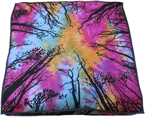 Vista 50 de ICC - Funda de cojín cuadrada grande de algodón con diseño de mandala, funda de almohada hippie, funda de almohada para el suelo con cremallera