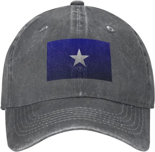 Vista 2 de Mesh Style Bonnie Blue Flag Baseball Cap for Men Women Hats Adjustable Vintage Cowboy Hat Dad Caps