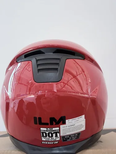 Vista 8 de ILM - Casco de motocicleta con Bluetooth modular, intercomunicación para 2-3 conductores, abatible, de cara completa, con doble visera, aprobado por