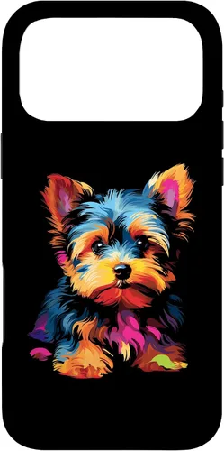 Vista 21 de Funda para iPhone 11 Yorkie Puppy