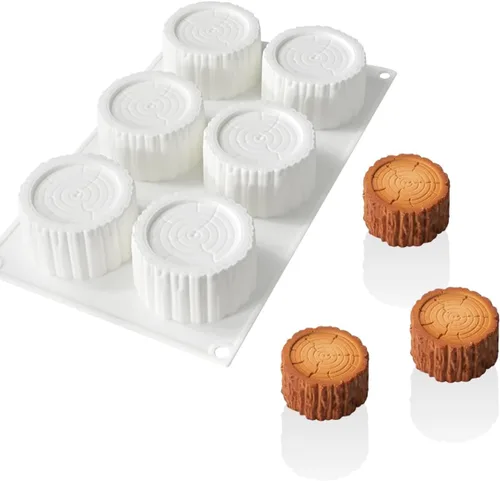 Vista 16 de Molde de silicona para postres, juego de 2 moldes para huevos de luna para trufas, tartas de queso, chocolate, mousse, cupcakes, flexible