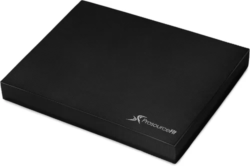 Vista 13 de Prosource Fit - Almohadilla de equilibrio para ejercicio, alfombrilla de espuma acolchada antideslizante y rodillera para entrenamiento de fitness