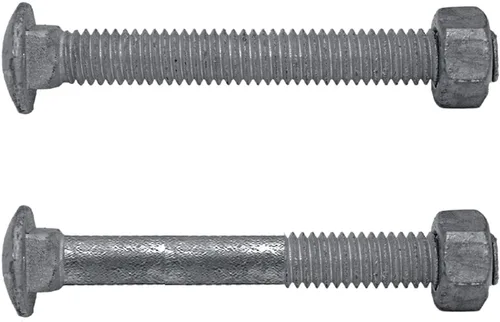 Vista 13 de Pernos de carro 1/4-20 x 3/4 ": Pernos de carro galvanizados a granel para valla (25 piezas)