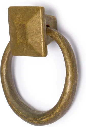 Vista 3 de Hardware Philosophy Tiradores de clavijas y anillos de 2.5 pulgadas – Juego de 2 – Arquitectónico, diseño de interiores, accesorios