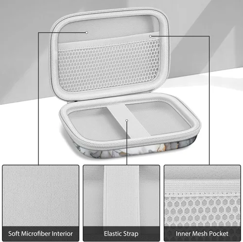 Vista 3 de FINTIE Funda para etiquetadora compatible con Phomemo D30 D35, NELKO P21, SUPVAN E10, NIIMBOT D11 D110, JADENS D110, ORGSTA S001 - Funda