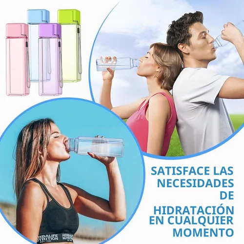 Vista 2 de mwellewm Paquete de 24 botellas de agua de plástico a granel para niños y Colorido