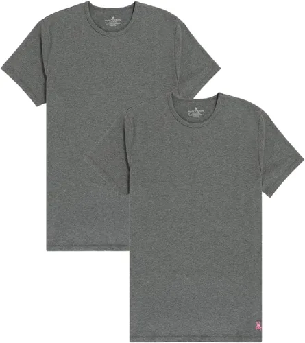 Vista 2 de Psycho Bunny Paquete de 2 camisetas de cuello redondo para hombre