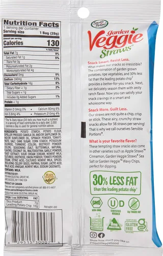 Vista 2 de Sensible Portions Chips Garden Veggie