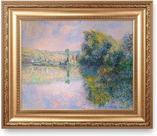 Vista 206 de A&T ARTWORK Antibes Seen from The Salis Gardens de Claude Monet Las Obras de Arte Clásico Mundial Reproducciones, Impresiones de Arte en Lienzo