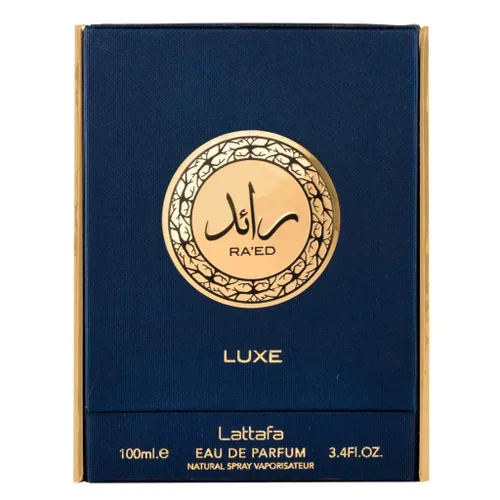 Vista 4 de Lattafa Perfumes Ra'ed Gold Luxe Eau de Parfum Spray para hombre, 3.4 onzas