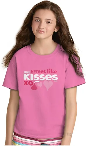 Vista 3 de Camiseta Hershey's Sweet Like Kisses XO Candy para niñas