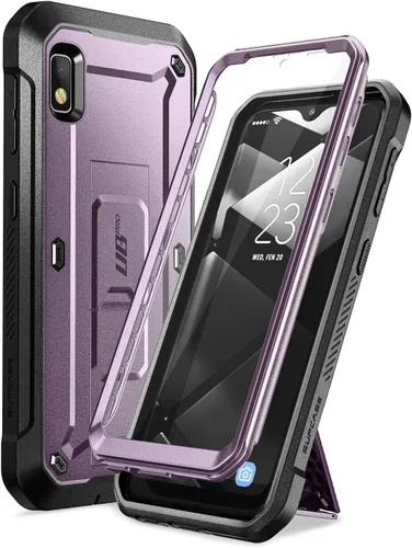 Vista 9 de SUPCASE Unicorn Beetle Pro Series - Funda diseñada para Samsung Galaxy A10e (versión 2019), funda resistente de cuerpo completo y función atril