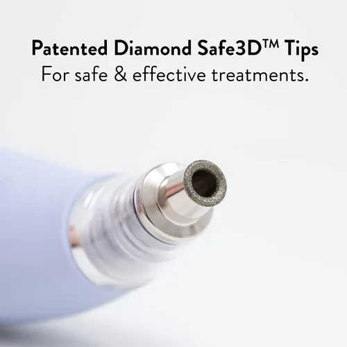 Vista 4 de Microderm GLO Microderm GLO - Puntas de microdermoabrasión de diamante de primera calidad, accesorios de acero inoxidable de grado médico
