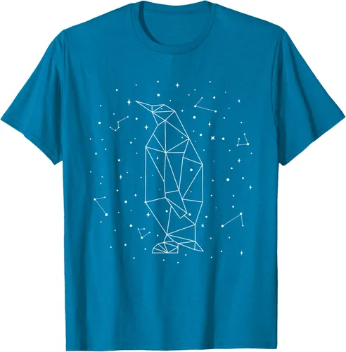 Vista 11 de Sternbild Penguin Constellation Emperor Sea Bird Penguin Camiseta Negro