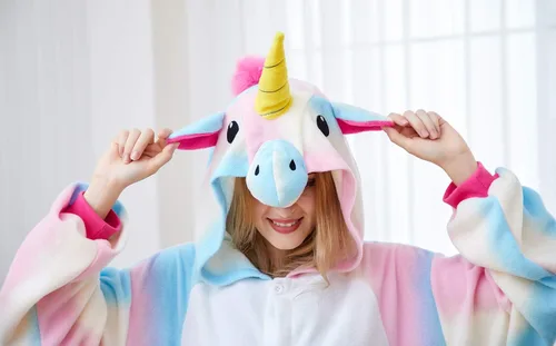 Vista 5 de Pijama de unicornio para adultos, disfraz de Helloween