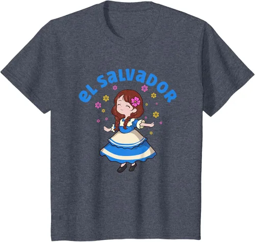Vista 55 de Camiseta de mujer hispana con bandera salvadoreña de El Salvador Orgullosa, Negro