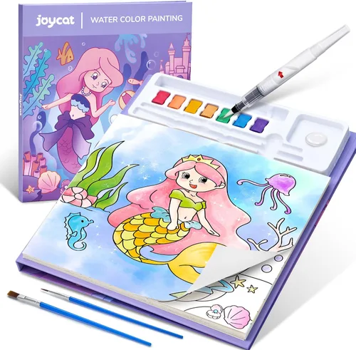 Vista 16 de JoyCat Libros de pintura con agua para colorear para niños pequeños, juegos de pintura de acuarela para niños de 3 a 5 años, 4 a 8 años, actividades