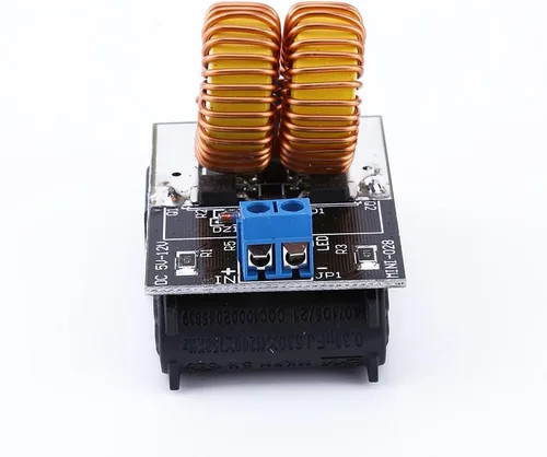 Vista 5 de TOPINCN ZVS Módulo de potencia de calentamiento por inducción de 120 W con bobina de calentador, 5 V-12 V ajustable para uso industrial, bricolaje