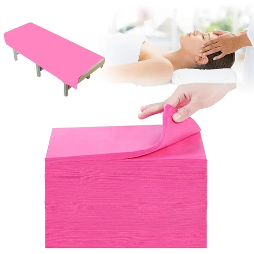 Vista 13 de 200 sábanas desechables, 31 x 71 pulgadas, impermeables, para mesa de masaje, tela no tejida, cubierta de cama para terapia de masaje, tatuajes
