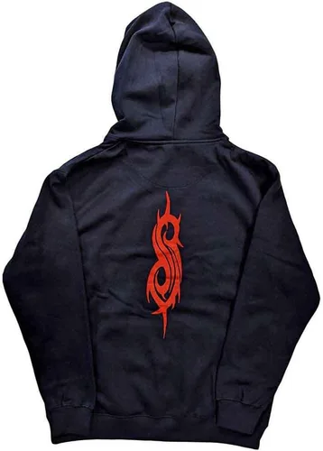 Vista 6 de Slipknot Sudadera con capucha Tribal S Band Logo Oficial Unisex Gris Pullover, Gris, Grande