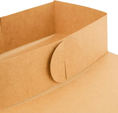 Vista 24 de Restaurantware Bio Tek - Loncheras de papel de 8.75 x 4.25 x 8 pulgadas con asas, 100 recipientes desechables de papel kraft para alimentos