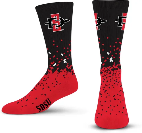 Vista 66 de For Bare Feet Calcetines de la NCAA para niños y niñas, unisex, Spray Zone Crew, para jóvenes