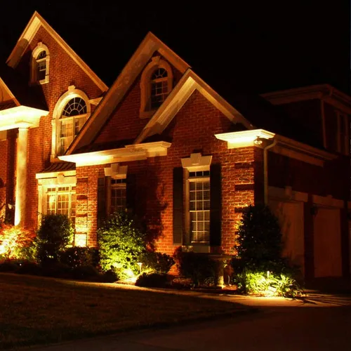 Vista 4 de Lighting One Light PAR20 - Luz LED de 120 voltios, aluminio fundido, duradero, para exteriores, iluminación de seguridad, inundación, bronce oscuro