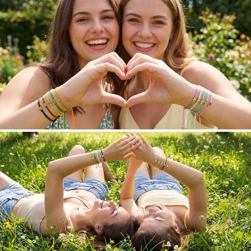 Vista 5 de Fumete Pulseras inspiradoras para mujer, regalo de agradecimiento a los empleados de Navidad a granel, regalo de agradecimiento para compañeros