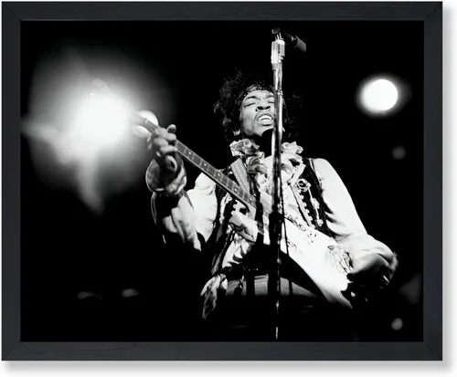 Vista 12 de Poster Master Impresión del festival pop – Póster de guitarrista – Arte de fotografía en blanco y negro – Diseño de pared de músico de rock and roll