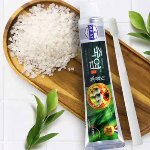 Vista 2 de Pasta de dientes diaria a base de sal de bambú coreana 120g (4.23oz) x 3 tubos
