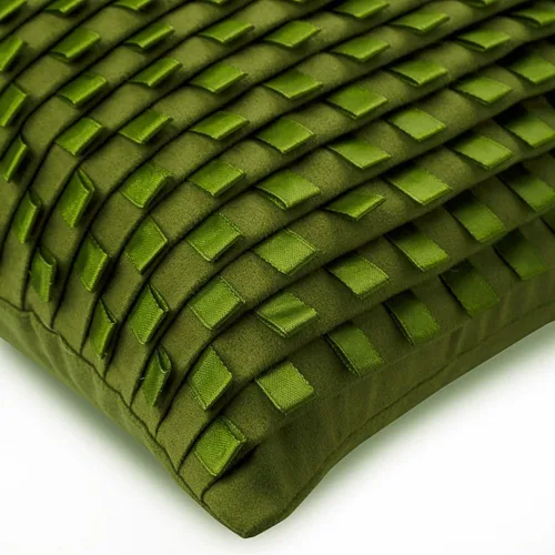 Vista 2 de The HomeCentric Funda de cojín, funda de almohada verde, fundas de almohada modernas, 12 x 12 pulgadas (11.8 x 11.8 in), funda de almohada cuadrada