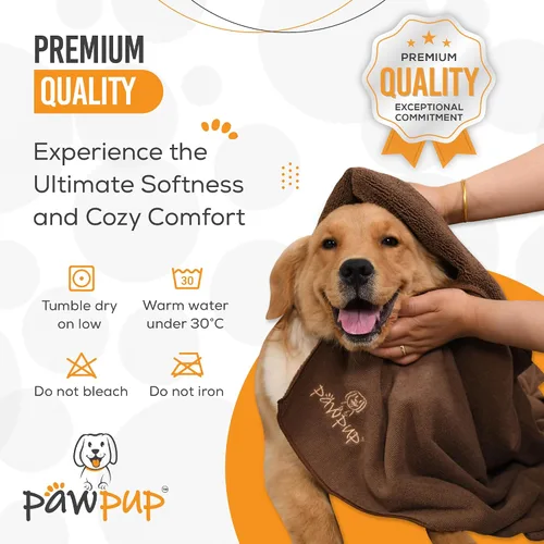 Vista 5 de Toallas para Perros para Secar Perros Toalla de Aseo para Mascotas de Microfibra Súper Absorbentes para Perros, Gatos y Otras Mascotas