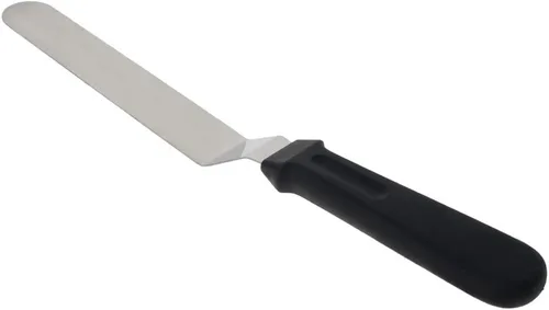 Vista 8 de Utoolmart Espátula de glaseado doblada de 6 pulgadas, cuchillas de acero inoxidable en ángulo para hornear, decoración de tartas, espátulas