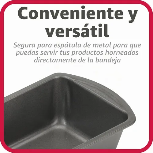 Vista 5 de Good Cook Utensilios Antiadherentes para Hornear, Gris