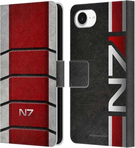 Vista 47 de Head Case Designs Funda de piel con licencia oficial de EA Bioware Mass Effect Cerberus Logo Graphics tipo cartera compatible con Apple iPhone 11