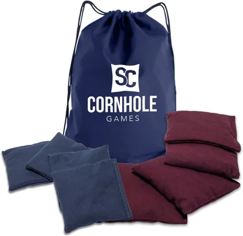 Vista 39 de Bolsas de cornhole resistentes al clima (juego de 8) - Tamaño/peso profesional de regulación (16 oz) - Uso en tableros de cornhole profesionales