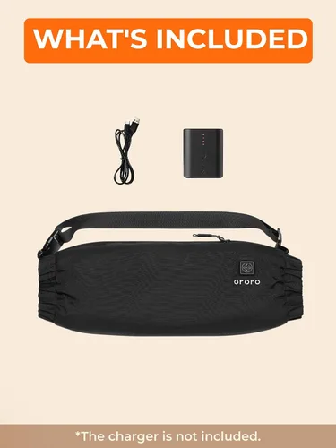 Vista 7 de ORORO - Manguito calentador de manos, hasta 17 horas de calidez, bolsa calentadora de manos con batería recargable USB-C